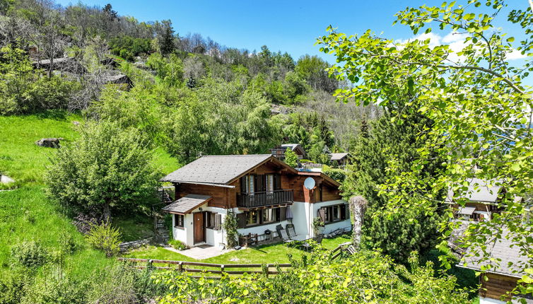 Foto 1 - Casa de 3 quartos em Nendaz com jardim e vista para a montanha