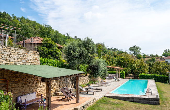Haus mit 2 Schlafzimmern in Cortemilia mit schwimmbad und garten - Foto 4