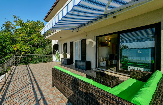 Apartamento de 4 quartos em Omišalj com jardim e terraço - Foto 13
