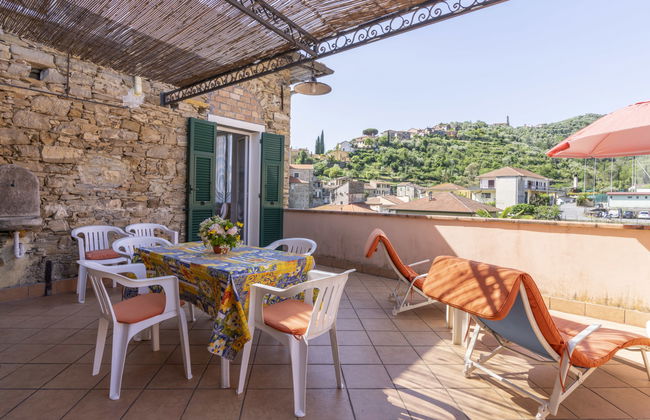 Apartment mit 3 Schlafzimmern in Dolcedo mit garten und terrasse - Foto 1