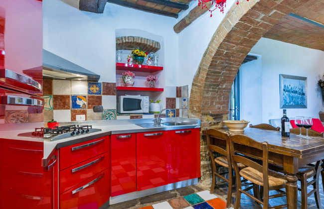 Apartment mit 1 Schlafzimmer in San Casciano in Val di Pesa mit schwimmbad und garten - Foto 16