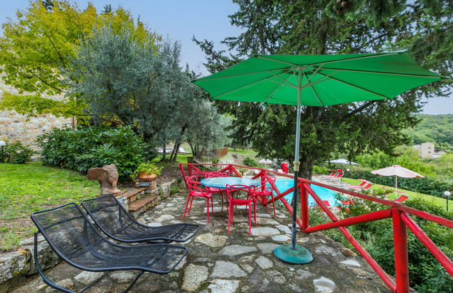 Apartment mit 1 Schlafzimmer in San Casciano in Val di Pesa mit schwimmbad und garten - Foto 28