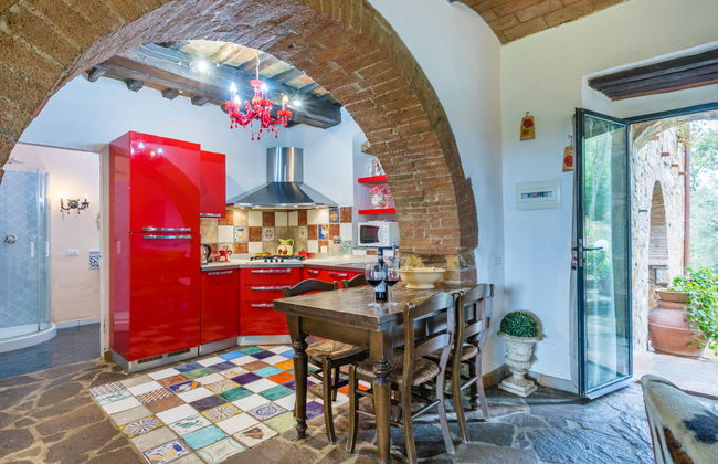 Apartment mit 1 Schlafzimmer in San Casciano in Val di Pesa mit schwimmbad und garten - Foto 13