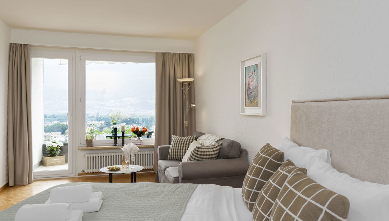 Apartment mit 1 Schlafzimmer in Ascona - Foto 1