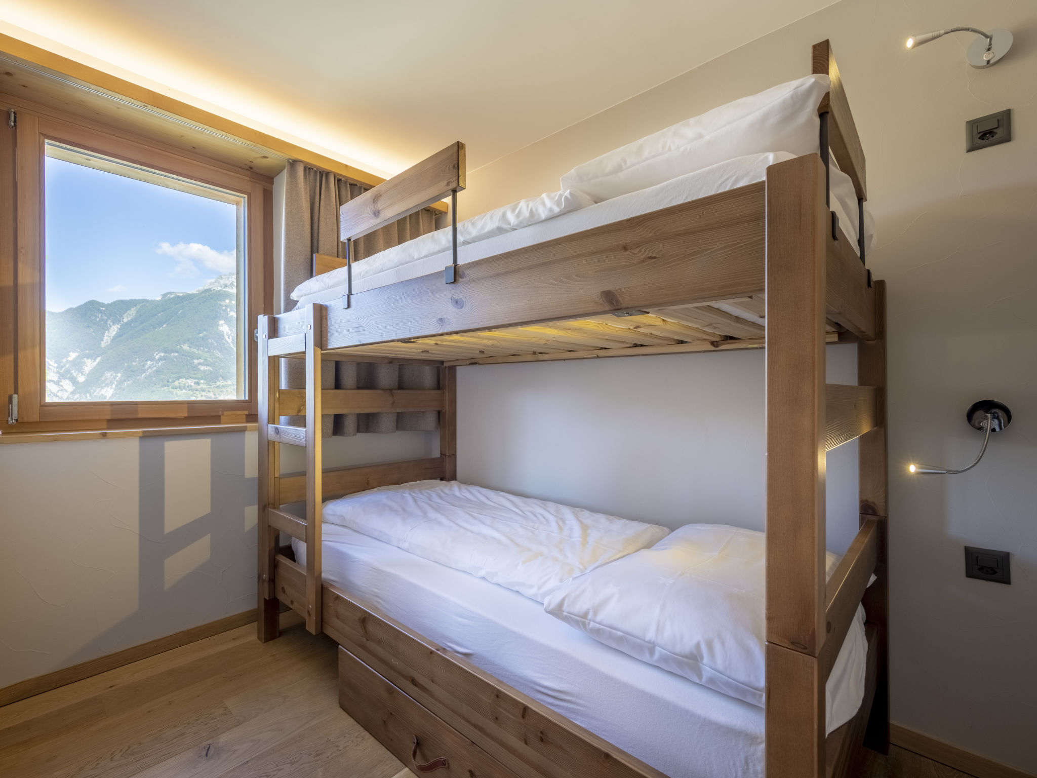 Foto 8 - Appartamento con 2 camere da letto a Chalais con sauna e vista sulle montagne