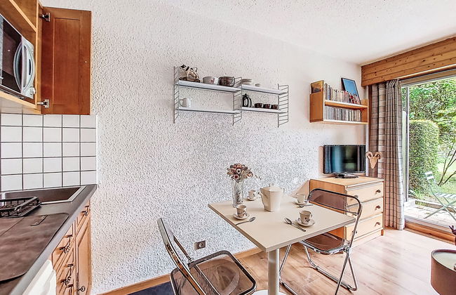Apartamento de 1 quarto em Chamonix-Mont-Blanc com jardim e terraço - Foto 12