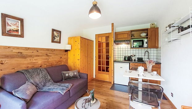Appartement de 1 chambre à Chamonix-Mont-Blanc avec jardin et terrasse - Photo 4