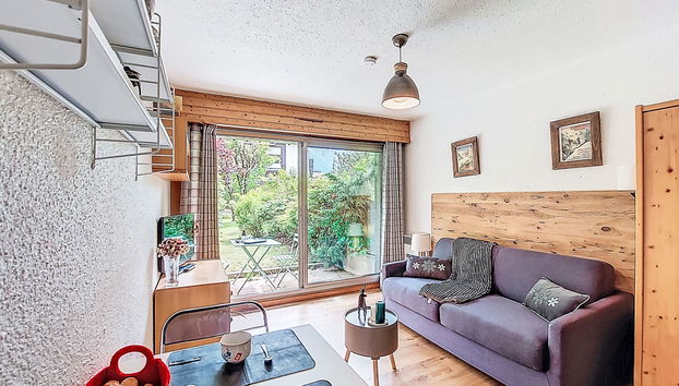 Appartement de 1 chambre à Chamonix-Mont-Blanc avec jardin et terrasse - Photo 2