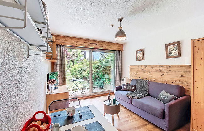 Apartamento de 1 quarto em Chamonix-Mont-Blanc com jardim e terraço - Foto 2