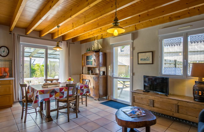 Casa de 2 quartos em Santec com jardim e terraço - Foto 9