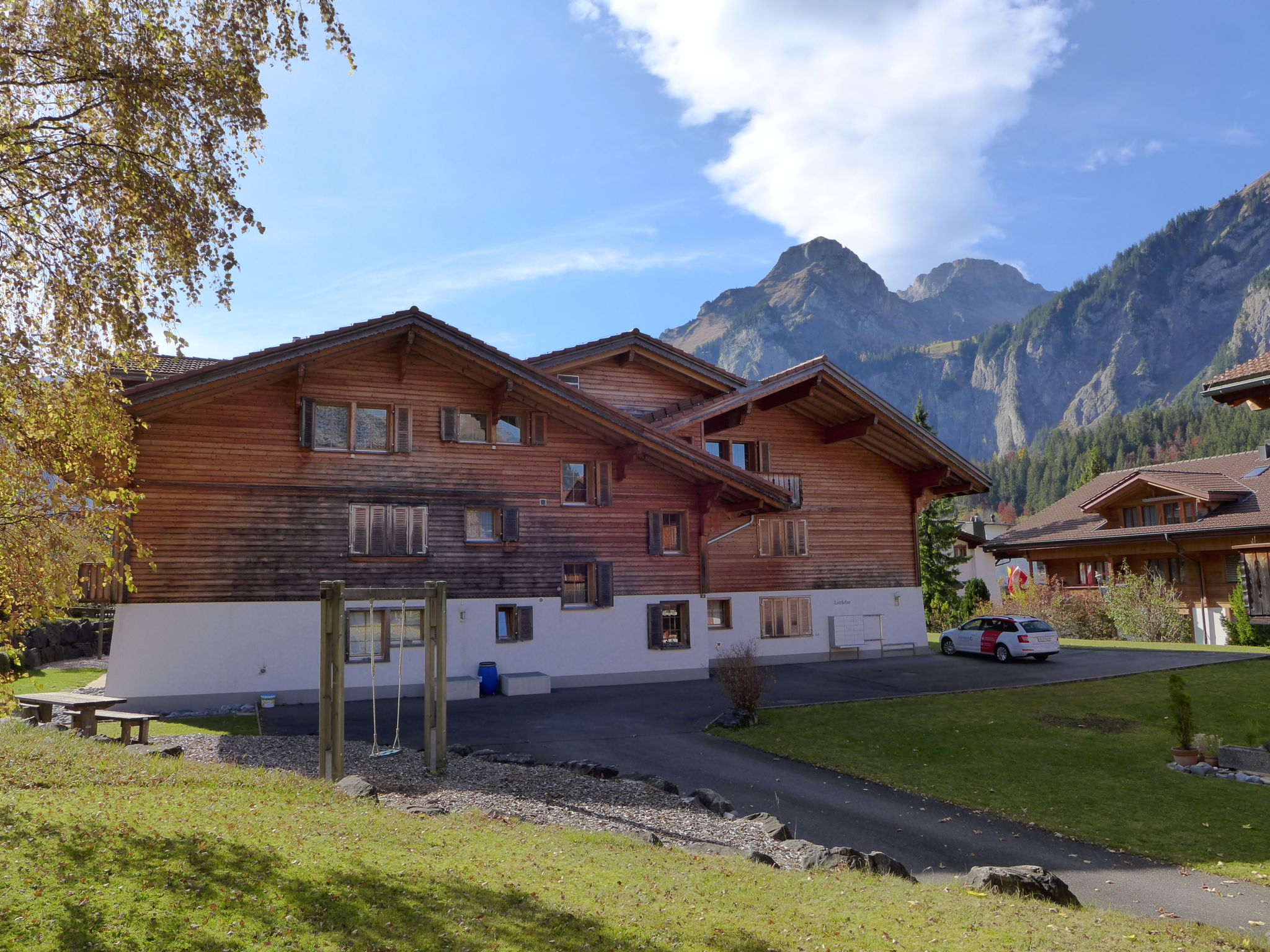 Foto 23 - Apartamento de 2 habitaciones en Kandersteg con jardín y vistas a la montaña