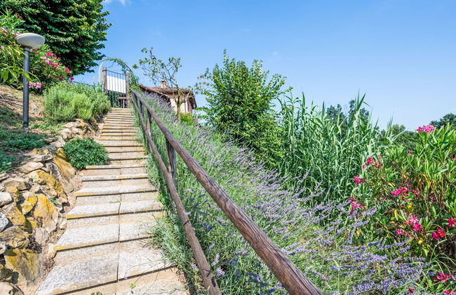 Apartamento de 2 quartos em Cortazzone com piscina e jardim - Foto 19