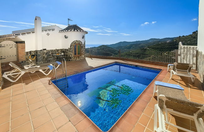 Casa de 3 quartos em Frigiliana com piscina privada e jardim - Foto 1