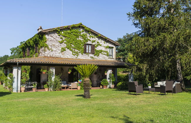 Casa de 5 quartos em Carbognano com piscina privada e jardim - Foto 36
