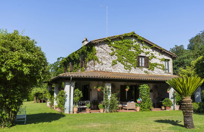 Casa de 5 quartos em Carbognano com piscina privada e jardim - Foto 40