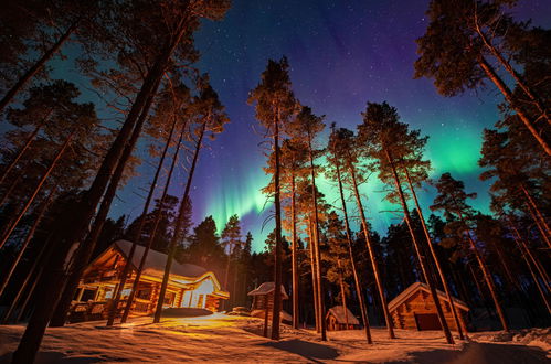 Foto 30 - Casa de 3 quartos em Inari com sauna e vista para a montanha