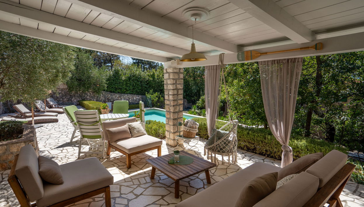 Apartment mit 3 Schlafzimmern in Novi Vinodolski mit schwimmbad und garten - Foto 1