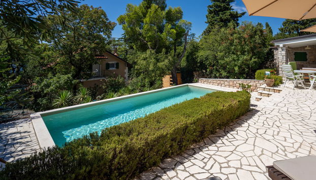 Apartment mit 2 Schlafzimmern in Novi Vinodolski mit schwimmbad und garten - Foto 2