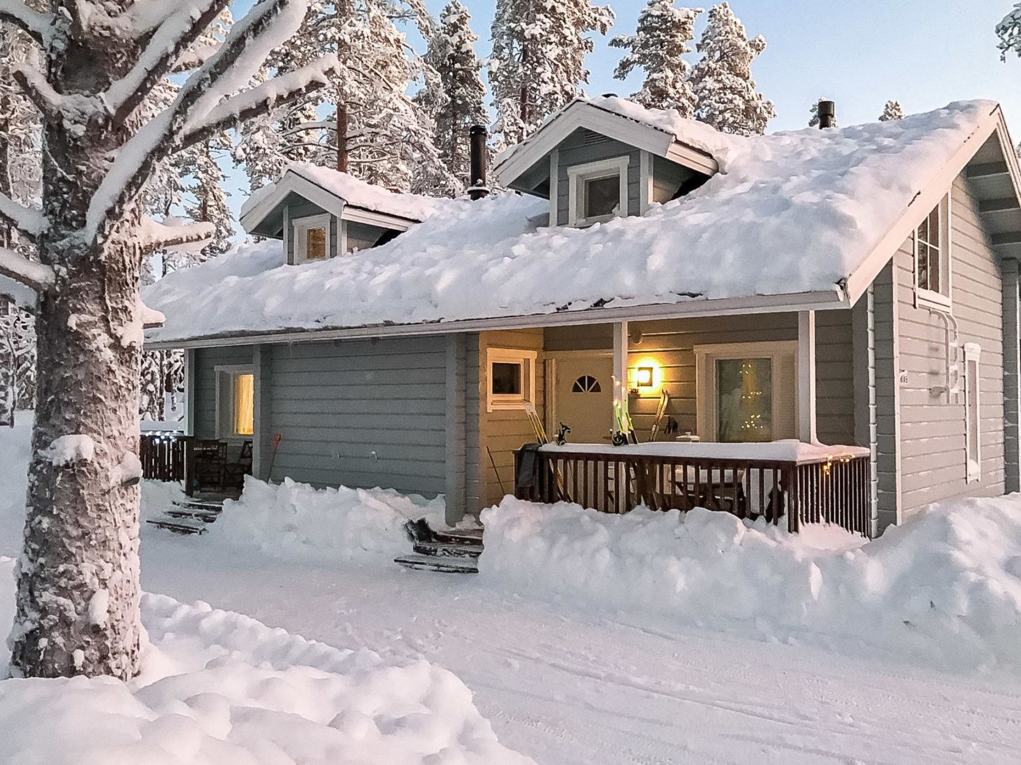 Foto 1 - Haus mit 1 Schlafzimmer in Kolari mit sauna und blick auf die berge