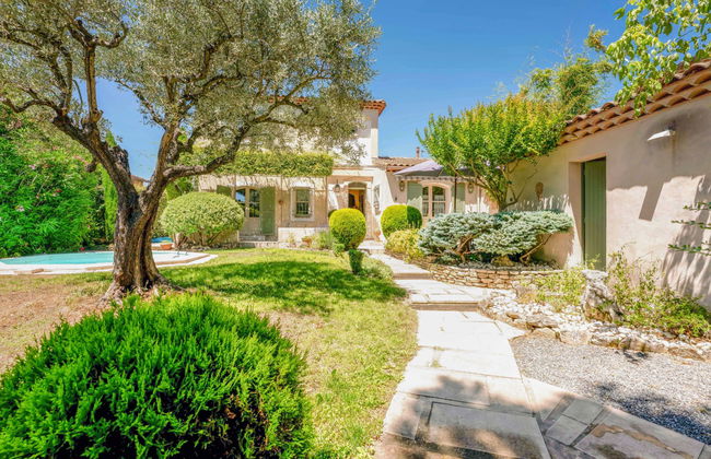Casa de 4 quartos em Carpentras com piscina privada e jardim - Foto 24