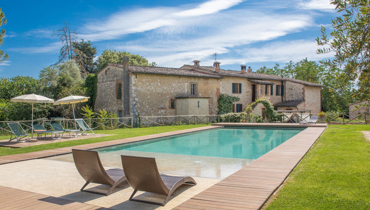 Apartment mit 1 Schlafzimmer in Colle di Val d'Elsa mit schwimmbad und garten - Foto 1