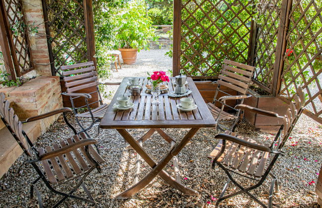 Casa de 2 quartos em Colle di Val d'Elsa com piscina e jardim - Foto 47
