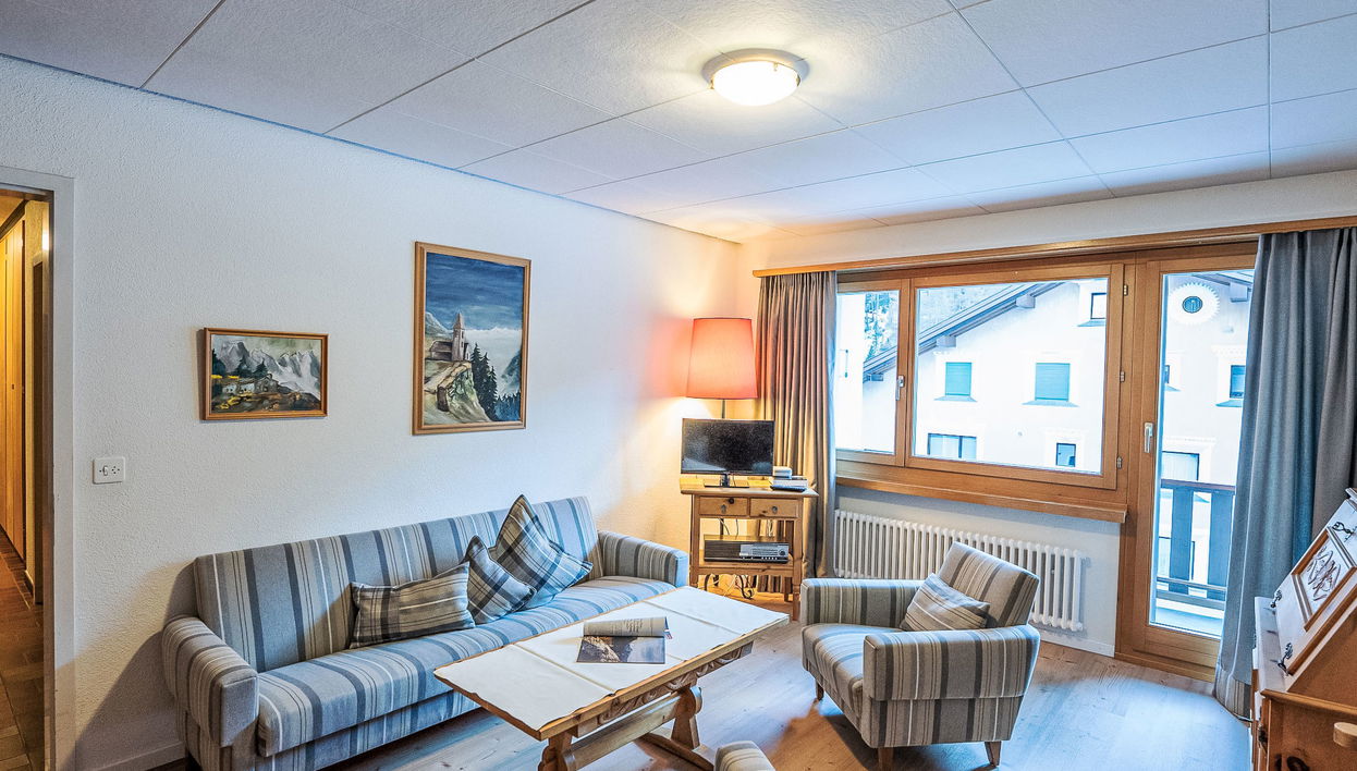 Apartment mit 2 Schlafzimmern in Pontresina - Foto 1