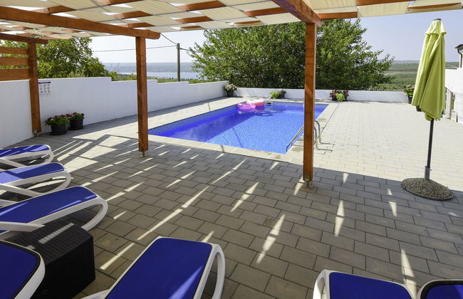 Apartamento de 4 quartos em Obrovac com piscina privada e terraço - Foto 21