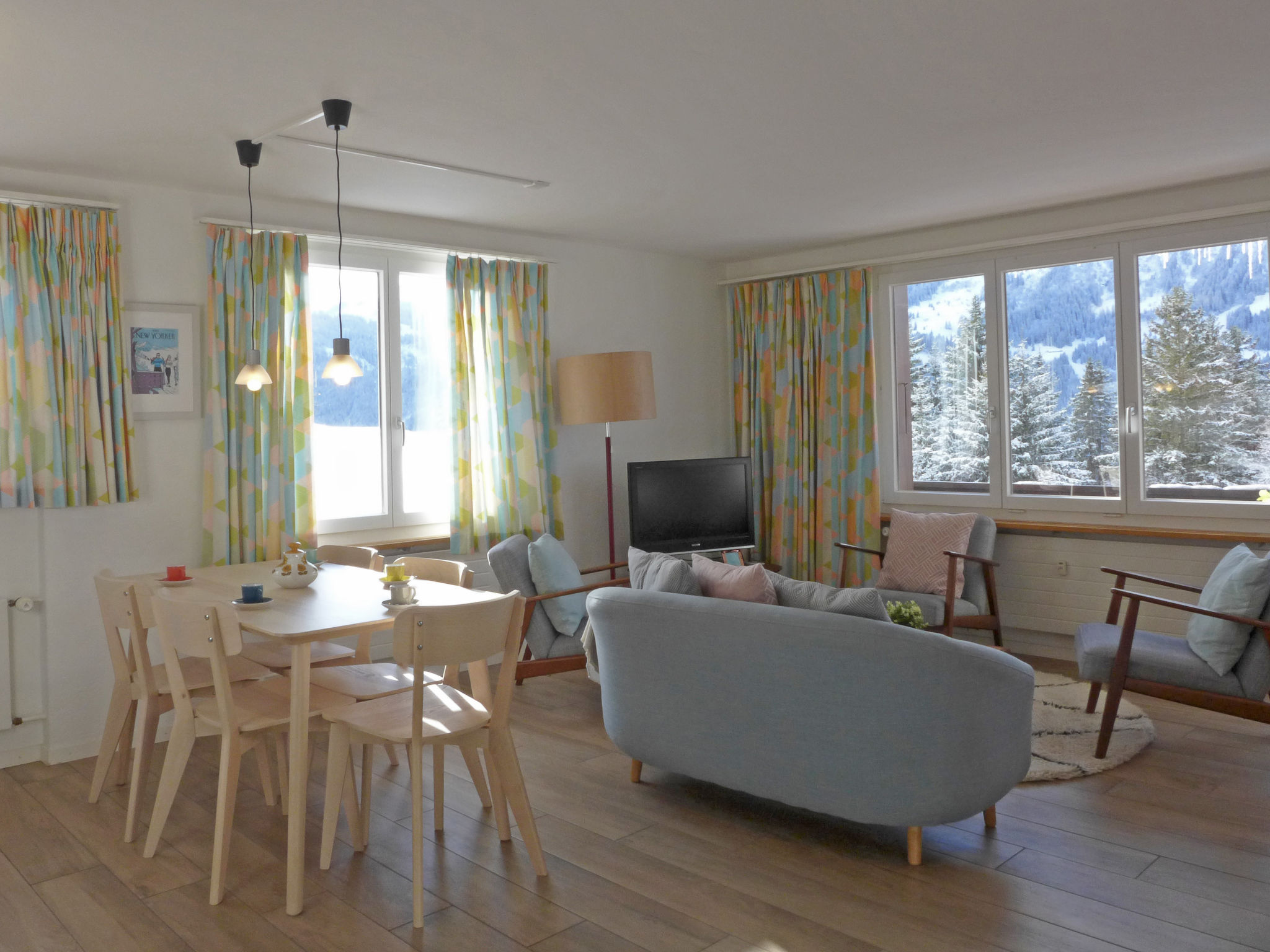 Foto 1 - Apartamento de 2 quartos em Lauterbrunnen com vista para a montanha