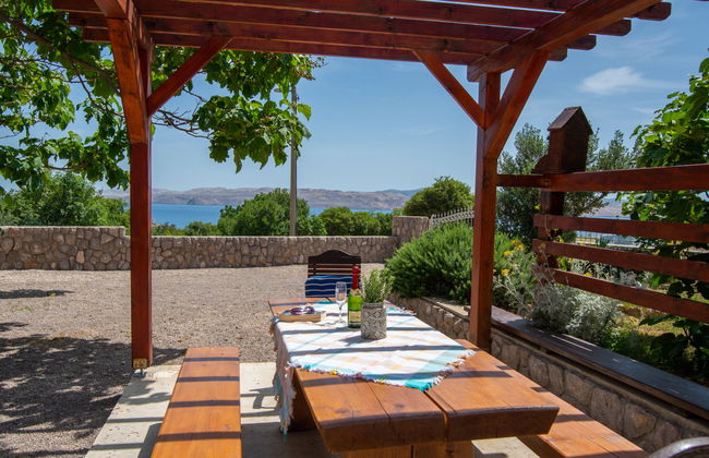 Appartamento con 2 camere da letto a Karlobag con piscina e giardino - Foto 22