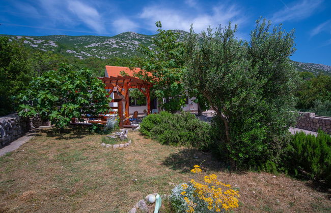Appartamento con 2 camere da letto a Karlobag con piscina e giardino - Foto 29