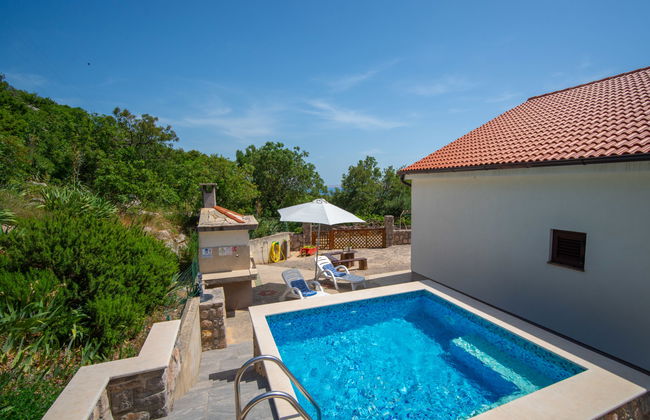 Appartamento con 2 camere da letto a Karlobag con piscina e giardino - Foto 11