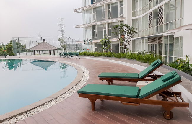 Fully Furnished Studio with Comfort Design Majestic Point Serpong Apartment - Foto 15