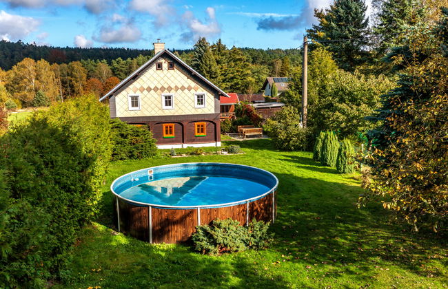 Casa de 4 quartos em Kámen com piscina privada e jardim - Foto 35