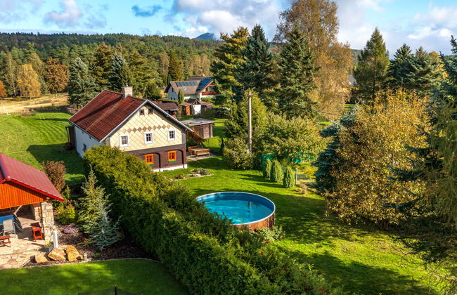 Casa de 4 quartos em Kámen com piscina privada e jardim - Foto 38