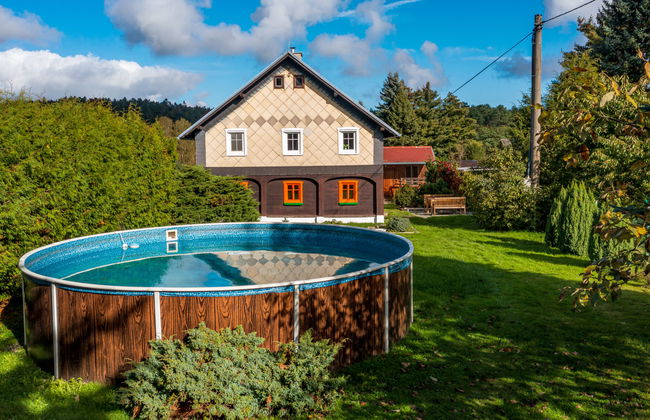 Casa de 4 quartos em Kámen com piscina privada e jardim - Foto 34