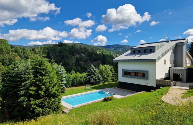 Apartamento de 1 quarto em Rokytnice nad Jizerou com piscina e jardim - Foto 1
