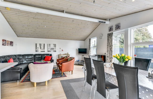 Casa de 4 quartos em Roslev com terraço e sauna - Foto 12