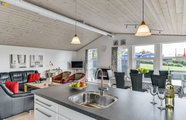 Casa de 4 quartos em Roslev com terraço e sauna - Foto 20