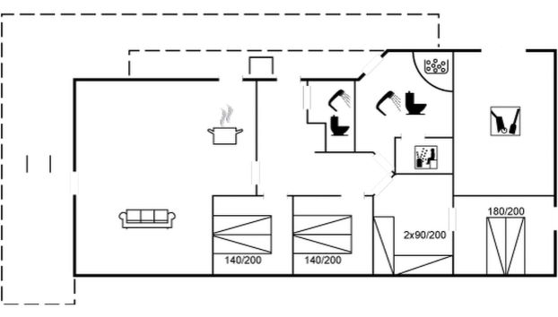 Casa de 4 quartos em Roslev com terraço e sauna - Foto 2