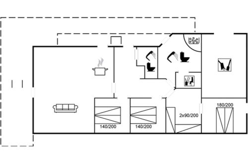 Photo 2 - Maison de 4 chambres à Roslev avec terrasse et sauna