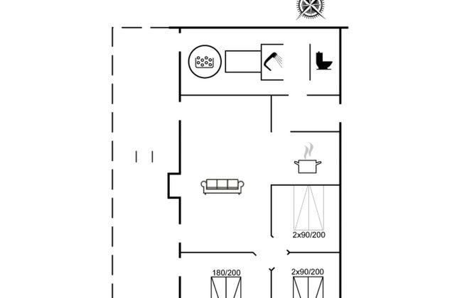 Casa con 3 camere da letto a Tarm con terrazza - Foto 2