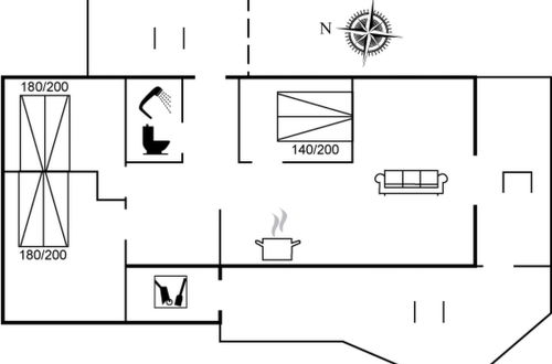 Foto 30 - Casa con 3 camere da letto a Sæby con terrazza