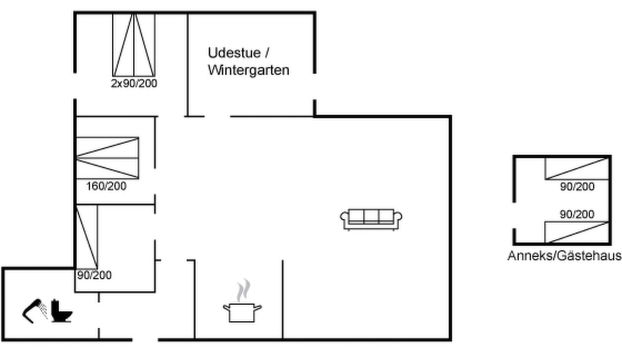 Casa con 3 camere da letto a Hals con terrazza - Foto 2