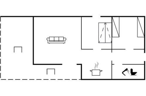 Foto 15 - Casa con 3 camere da letto a Hals con terrazza