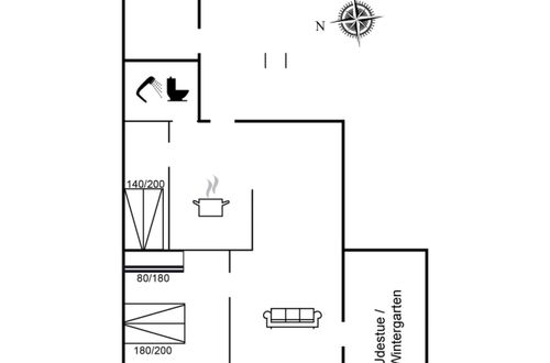 Foto 2 - Haus mit 2 Schlafzimmern in Hals mit terrasse