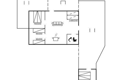 Foto 20 - Casa de 2 quartos em Sæby com terraço