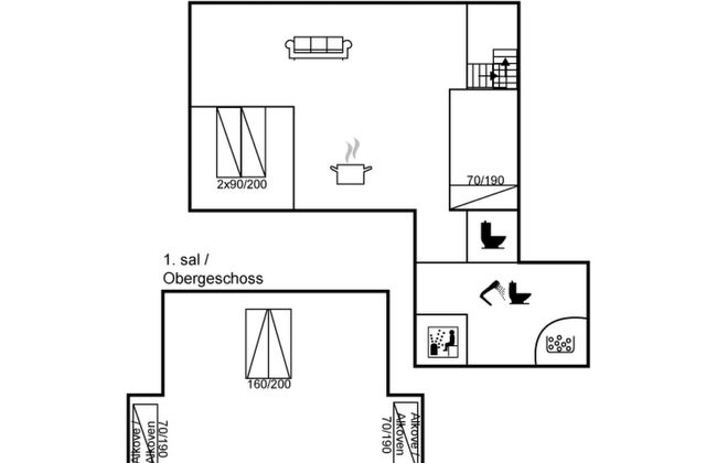 Casa de 3 quartos em Bredebro com terraço e sauna - Foto 2