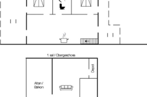 Foto 11 - Apartamento de 2 habitaciones en Rømø con terraza