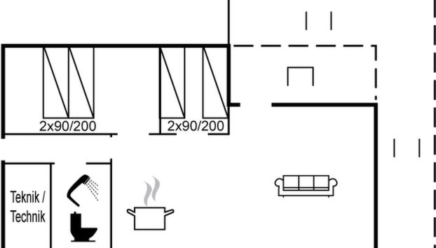 Casa con 2 camere da letto a Toftlund con terrazza - Foto 2
